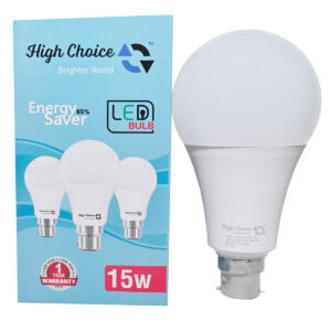 High Choice 15W LED Bulb – Instant Brightness, Low Power Consumption